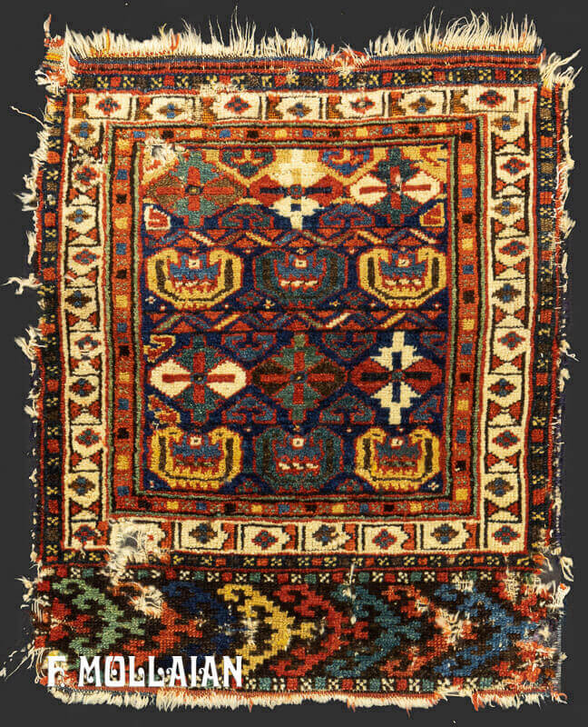 Small Antique Persian Kurdo Rug n°:20865339